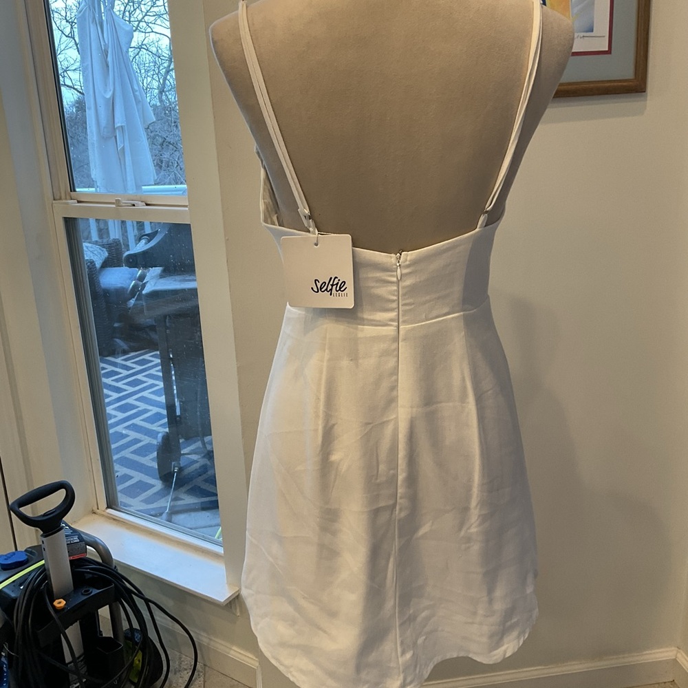 Selfie Leslie White Bustier Mini Dress - Picture 6 of 11